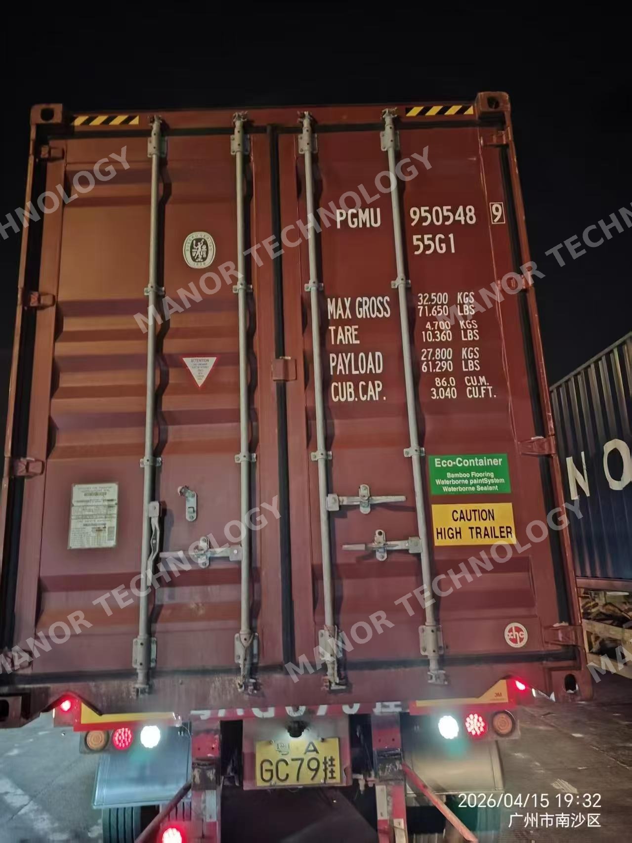 Manor Sourcing quality inspection and container loading in Guangzhou China