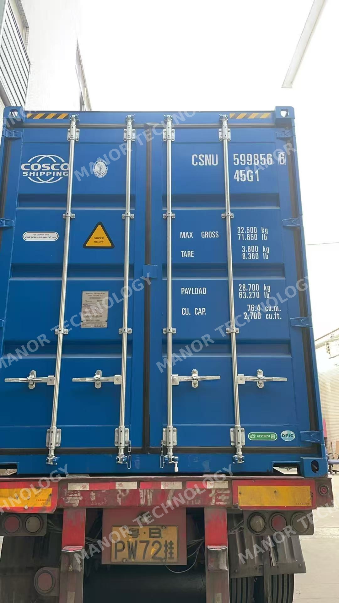 Loading products into shipping container at Guangzhou warehouse - Manor Sourcing